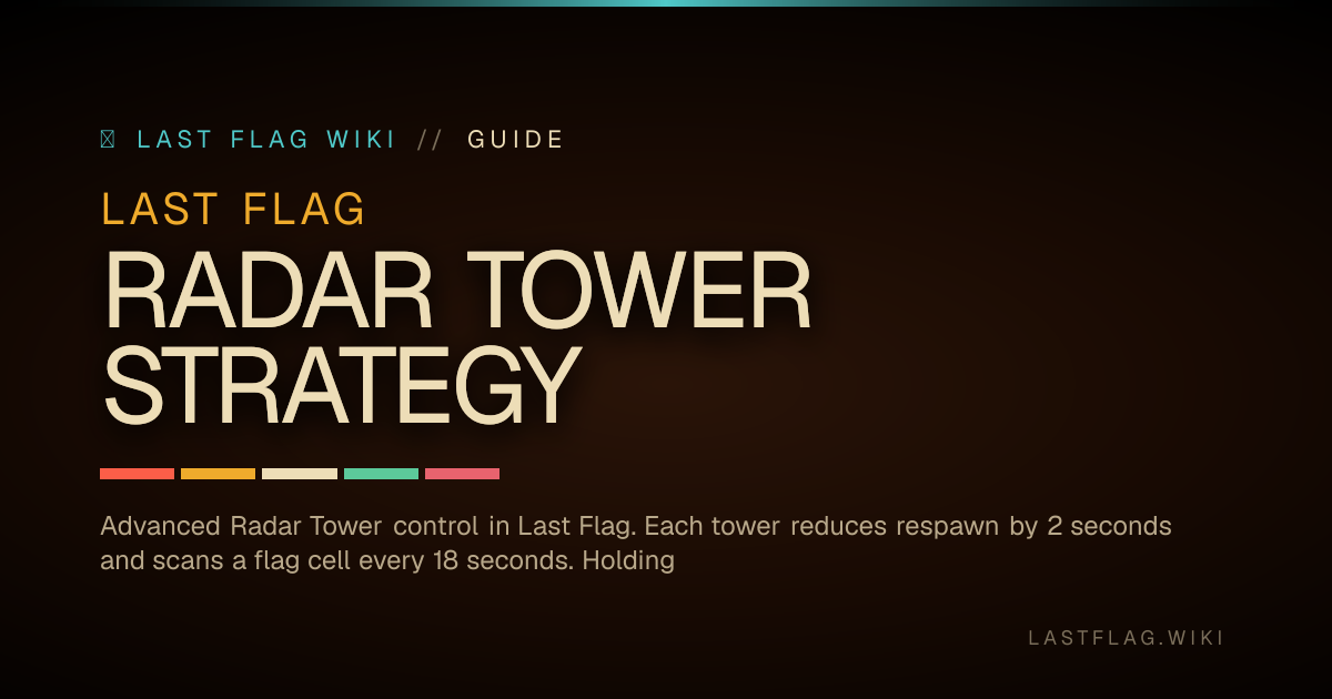 Last Flag Radar Tower Strategy - Last Flag Guide