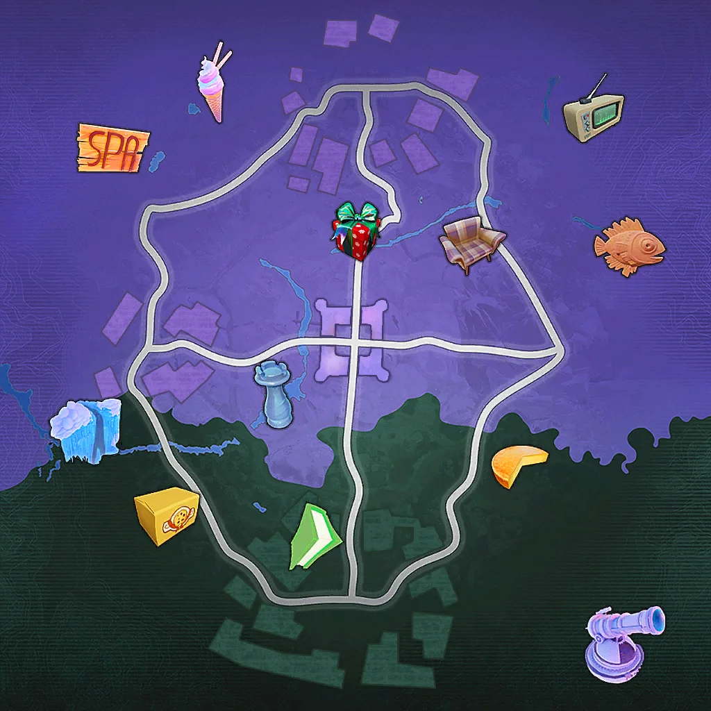 Snowfield Tactical Map